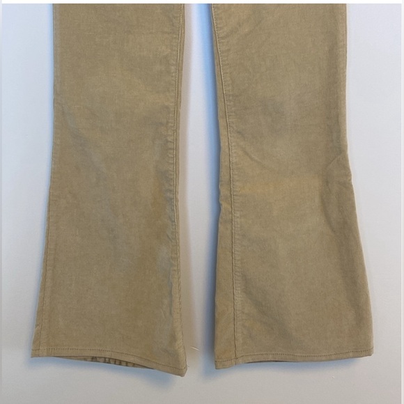 Anthropologie Pilcro Wide Leg Retro Corduroy Neutral - Picture 5 of 12